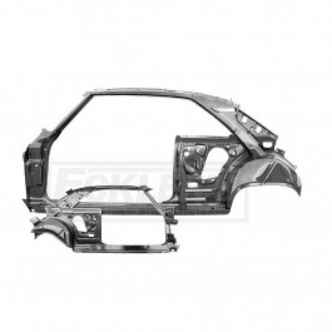 Nova And Chevy II Quarter Panel And Door Frame Assy, Left, 1966-1967