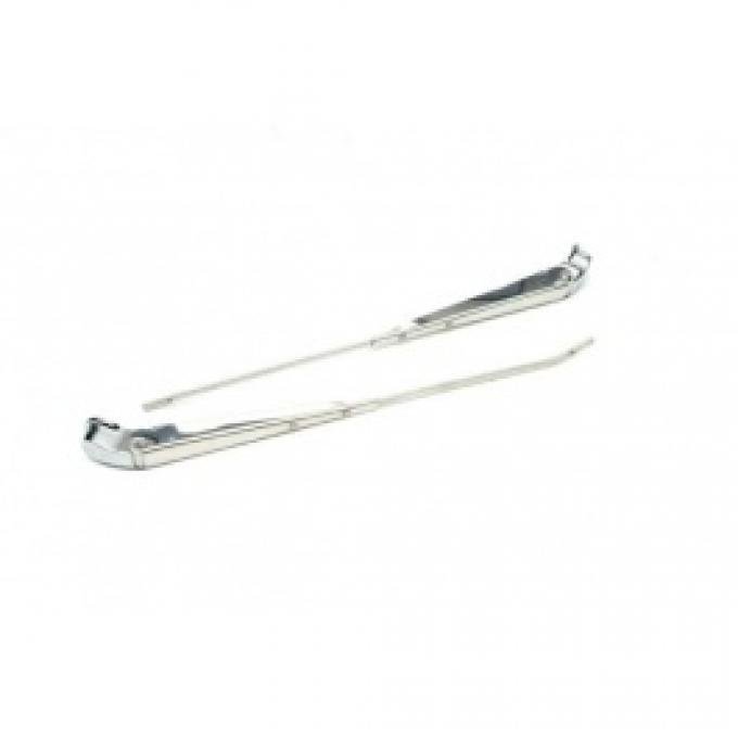 Nova & Chevy II Wiper Arms, Stainless Steel, 1967-1969