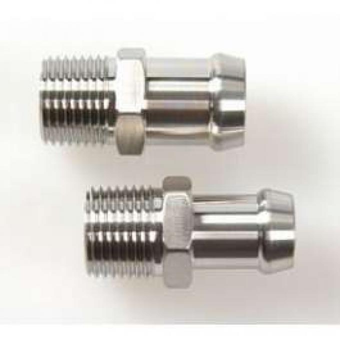 Nova Heater Hose Fitting Set, Big Block, 1967-1974 & Small Block, Hex Head, Stainless Steel, 1967-1974