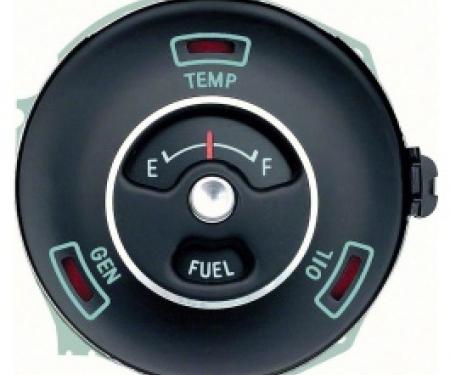 Nova Fuel Gauge, Standard, With Warning Lights, 1963-1964