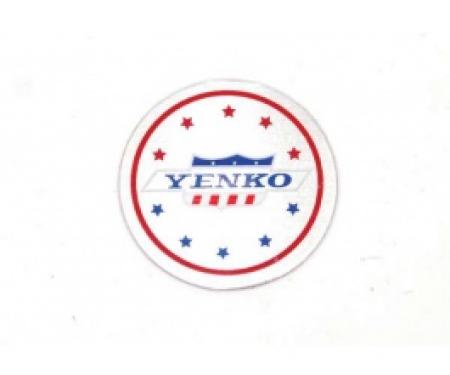 Nova Wheel Ornament Decal, Yenko, 1968-1970