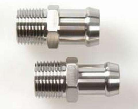 Nova Heater Hose Fitting Set, Big Block, 1967-1974 & Small Block, Hex Head, Stainless Steel, 1967-1974