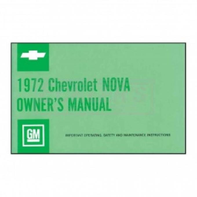 Nova Owner's Manual, 1972