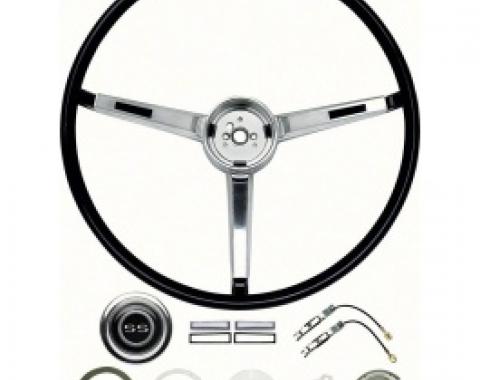 Nova Steering Wheel Kit, Deluxe, Super Sport, 1967
