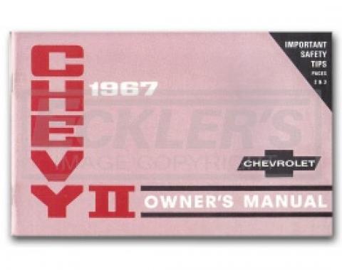 Nova Chevy II Owner's Manual, 1967