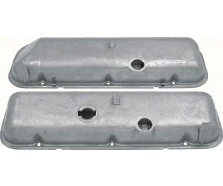 Nova Valve Covers, Unfinished, Big Block, With Power Brakes, 1967-1972