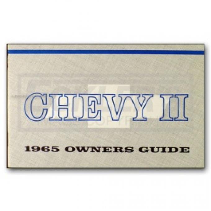 Nova Chevy II Owner's Manual, 1965