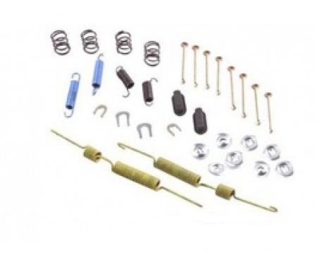 Nova Drum Brake Hardware Kit, Front, 1965-1979