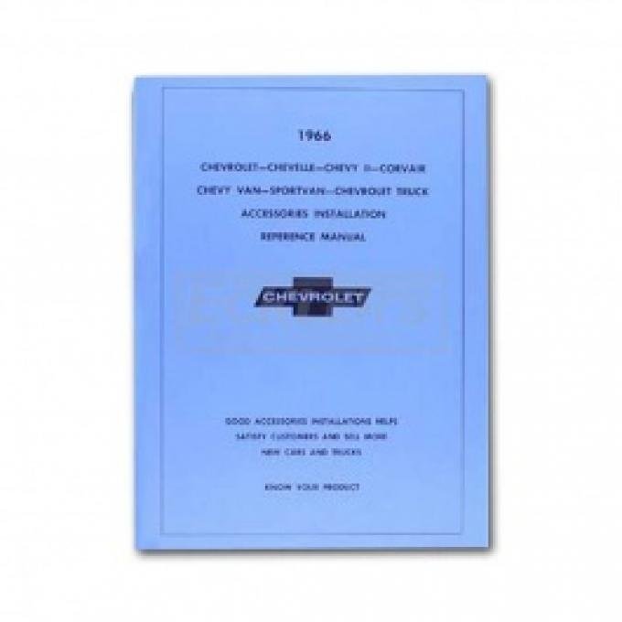 Nova Chevy II Accessories Installation Manual, 1966