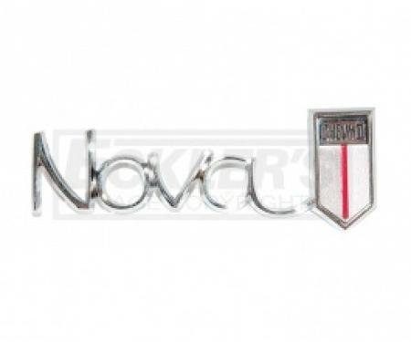 Nova Emblem, Quarter Panel, 1966-1967