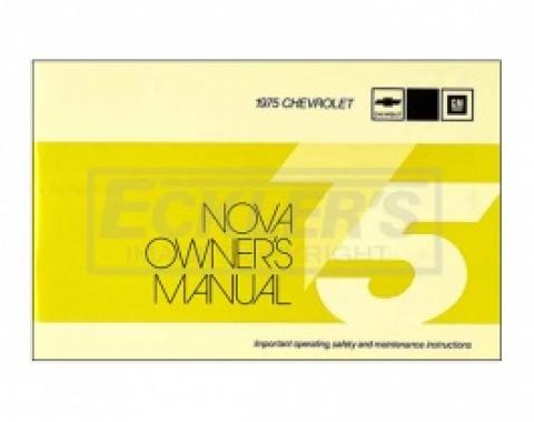 Nova Owner's Manual, 1975