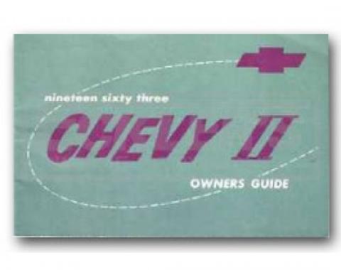 Nova Chevy II Owner's Manual, 1963