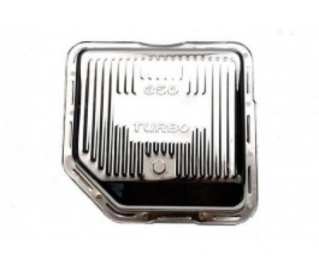 Nova Automatic Transmission Oil Pan, Turbo Hydra-Matic 350 (TH350), Chrome, 1967-1979