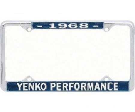 Nova License Frame, Yenko, 1968