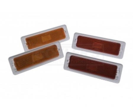 Nova Bezel Kit, Side Marker, Amber/Red, 1970-1974