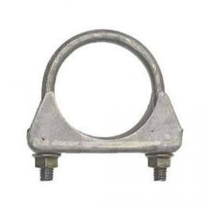 Nova Exhaust Muffler Clamp, Cradle Style, Steel, 2-1/4, 1962-1979