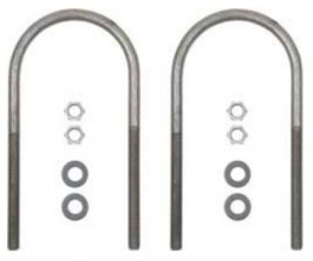 Nova U-Bolts, Leaf Spring, Rear, 1968-1974