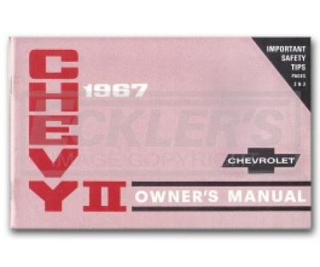Nova Chevy II Owner's Manual, 1967