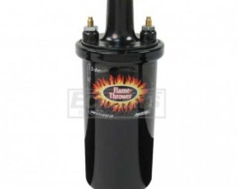 Nova And Chevy II Flame Thrower Ignition Coil, Black, Pertronix, 1962-1974