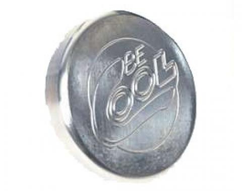 Nova Radiator Cap,Be Cool,Billet,Round,Natural Finish