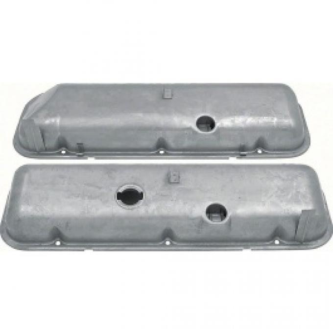 Nova Valve Covers, Unfinished, Big Block, With Power Brakes, 1967-1972