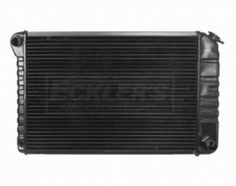 Nova US Radiator, Copper And Brass, Standard Duty, For Cars With 250CI L6 And 262CI And 350CI V8, Automatic Transmission Two Row, 1975-1978