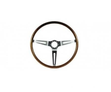 Nova Steering Wheel, Deluxe Wood, Walnut, 1967-1968