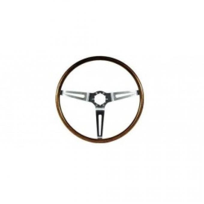 Nova Steering Wheel, Deluxe Wood, Walnut, 1967-1968