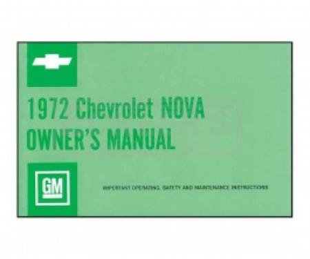 Nova Owner's Manual, 1972
