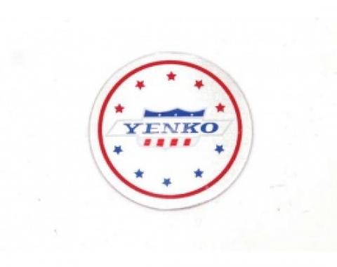 Nova Wheel Ornament Decal, Yenko, 1968-1970