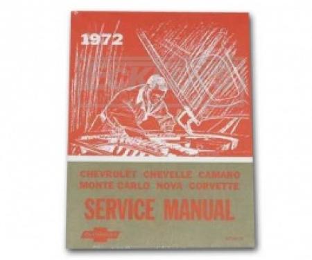 Nova Chassis Service Shop Manual, 1972