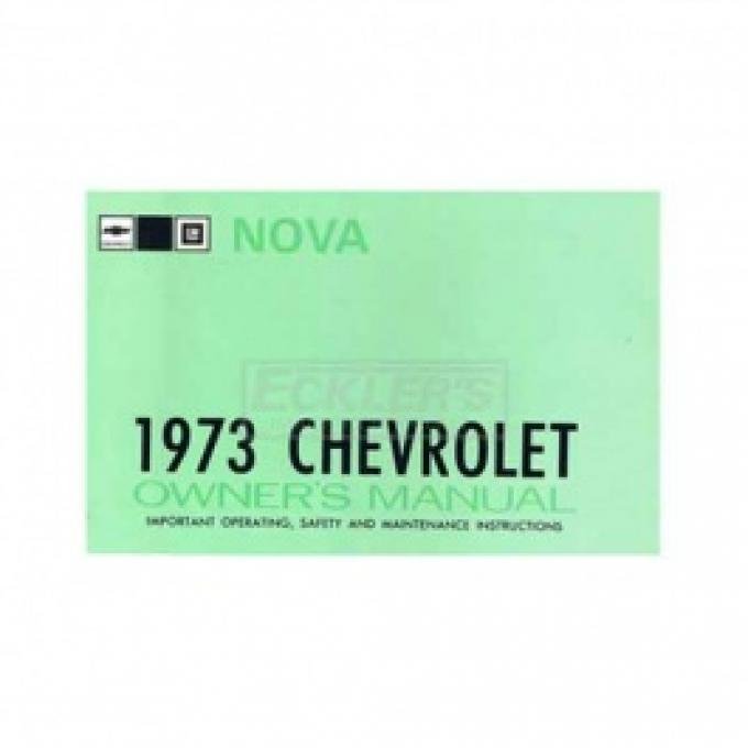 Nova Owner's Manual, 1973