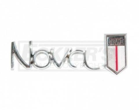 Nova Emblem, Quarter Panel, 1966-1967