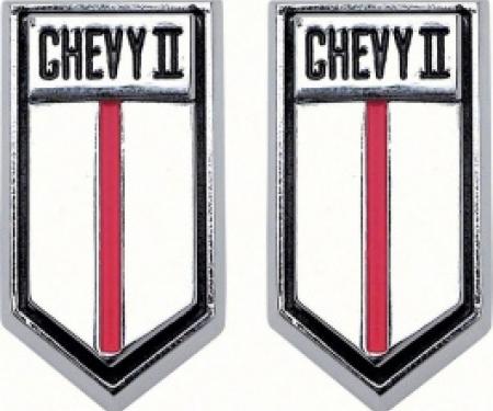 Nova Emblem, Door Panels, Chevy II, 1966-1967