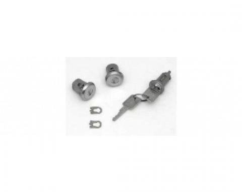 ChevyII-Nova Lock Set, Ignition & Door, With Replacement Style Keys, 1966-1967