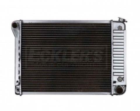 Nova And Chevy II US Radiator, Copper And Brass, Standard Duty, For Cars With Big Block 396CI, Automatic Transmission, Three Row, 1968-1971