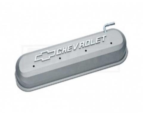 LS V8, Valve Cover, Cast Gray With Raised Emblems