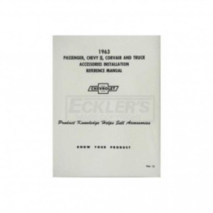 Nova Chevy II Accessories Installation Manual, 1963