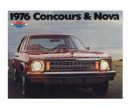 Nova And Concours Sales Brochure, 1976