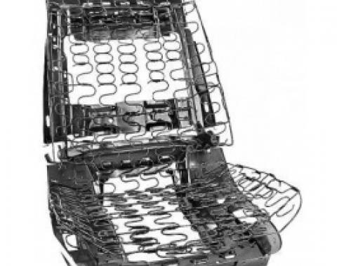 Nova Seat Frame Assembly With Springs, Left Or Right Side, 1969-1972