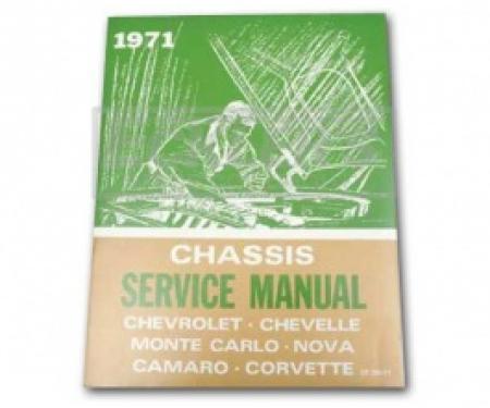 Nova Chassis Service Shop Manual, 1971