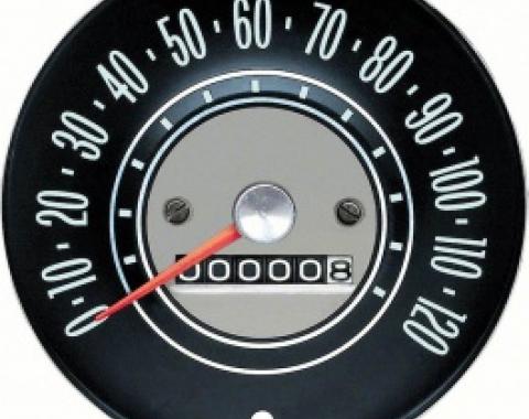 Nova Speedometer, 120 MPH, 1965