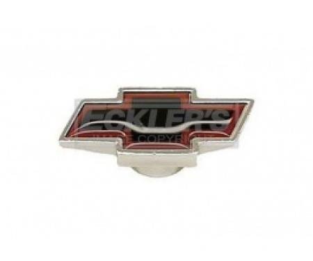 Nova Air Cleaner Cover Wing Nut, Bowtie Logo Shape, Small, Chrome, 1962-1979