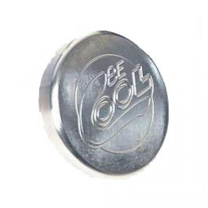 Nova Radiator Cap,Be Cool,Billet,Round,Natural Finish