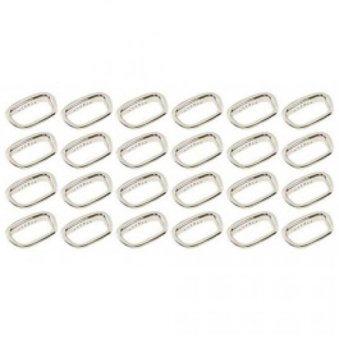 Nova Bezel Set, Rally Wheel Insert, 1971-1979