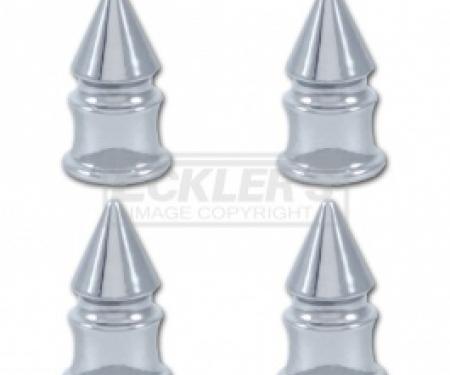 Nova Valve Stem Caps, Chrome Spike, 1962-1979