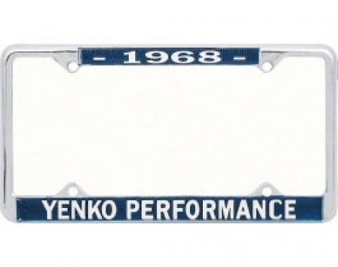 Nova License Frame, Yenko, 1968