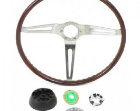 Nova Steering Wheel Kit, Rosewood, 1969-1970