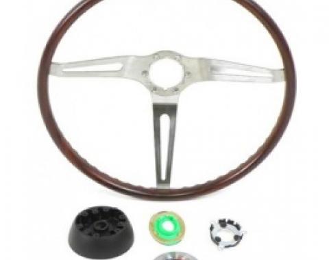 Nova Steering Wheel Kit, Rosewood, 1969-1970