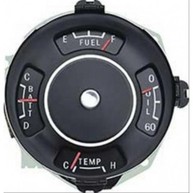 Nova Gauge Cluster, 4 Gauge, Super Sport, 1963-1964